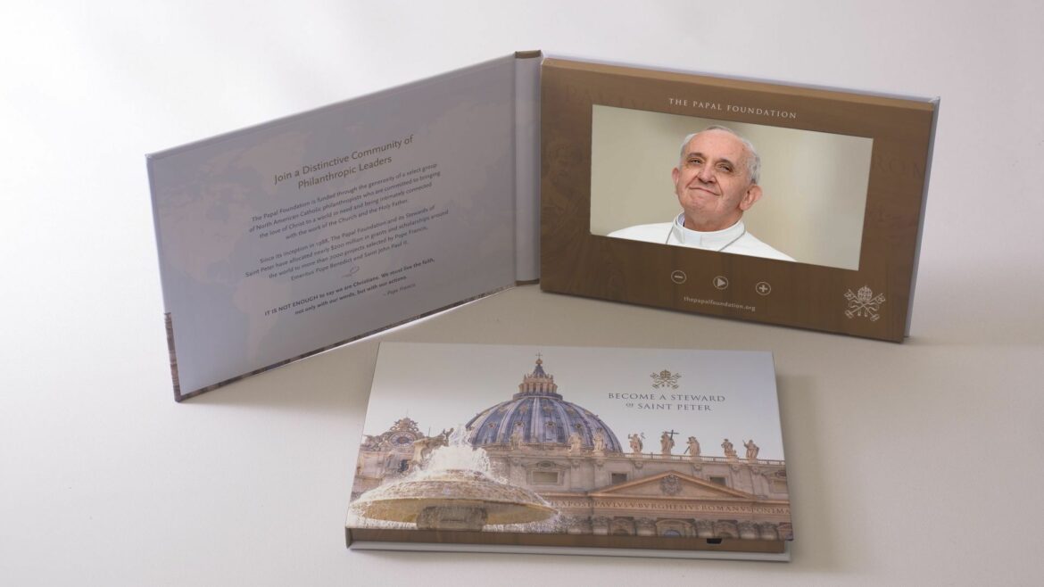 The Papal Foundation 7 inch IPS Half Page Hard Cover